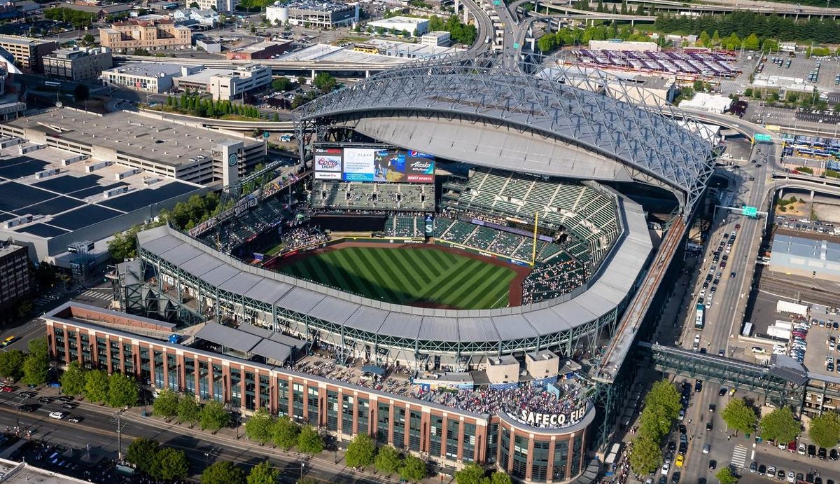 T-Mobile Park aerial view
